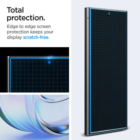 SPIGEN SZKŁO HARTOWANE GLAS.TR EZ FIT DO GALAXY S24 ULTRA Z FILTREM PRIVACY