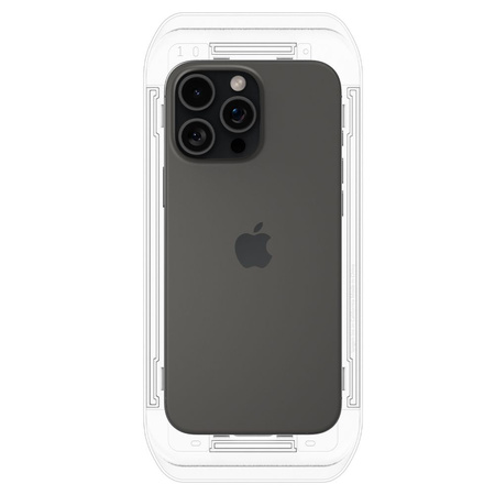 SPIGEN SZKŁO HARTOWANE GLAS.TR EZ FIT DO IPHONE 16 PRO Z ŁATWYM MONTAŻEM