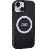 Etui Audi IML Big Logo MagSafe na iPhone 15 / 14 / 13 - czarne
