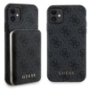 Zestaw Guess GUBPM5N614GEMGK iPhone11 6.1 hardcase + Powerbank 5000mAh MagSafe czarny/black 4G Metal Logo