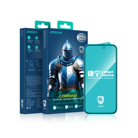 JOYROOM SZKŁO HARTOWANE DO IPHONE 15 PLUS 16 PLUS CORNING EYCARE