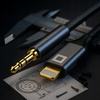 CO2 KABEL AUX DO IPHONE X 14 13 PRZEJŚCIÓWKA ADAPTER LIGHTNING MINI JACK 1M