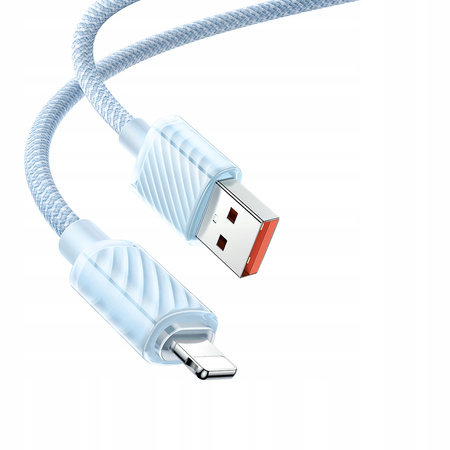 MCDODO ŁADOWARKA KABEL USB LIGHTNING DO IPHONE 11 12 13 14 PRO 1M NIEBIESKI