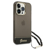 Guess GUHCP14XHGCOHK iPhone 14 Pro Max 6,7" czarny/black hardcase Translucent Pearl Strap
