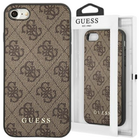 GUESS CASE HARD DO IPHONE SE 2022 SE 2020 7 8 LOGO METAL GOLD 4G COLLECTION