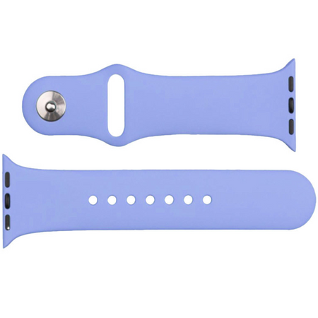 Silicone Strap APS silikonowa opaska do Watch Ultra / 8 / 7 / 6 / 5 / 4 / 3 / 2 / SE (45 / 44 / 42mm) pasek bransoleta do zegarka fioletowy