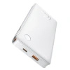 Powerbank Baseus Airpow Lite 10000mAh 22,5W z wbudowanymi kablami USB-C i Lightning - biały