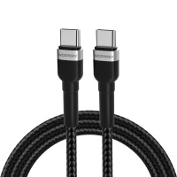WOZINSKY KABEL USB-C 2M PD 65W DO TELEFONÓW I AKCESORII SZYBKIE ŁADOWANIE