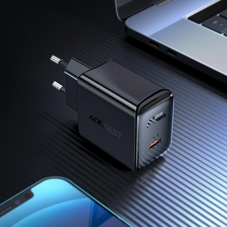 ACEFAST ŁADOWARKA DO TELEFONÓW USB C 20W Z POWER DELIVERY SZYBKIE ŁADOWANIE