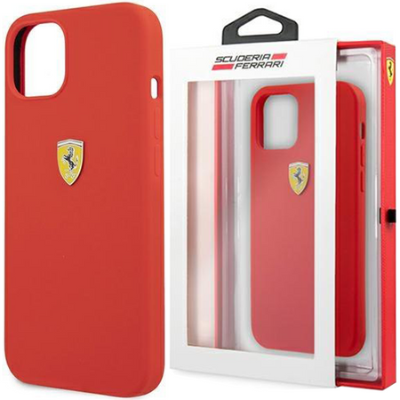 Ferrari FESSIHCP13XRE iPhone 13 Pro Max 6,7" czerwony/red hardcase Silicone
