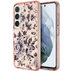 Etui Guess GUHCS23MHCFWSP S23+ S916 - różowe Flower Collection
