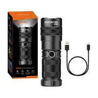 SUPERFIRE LATARKA LED GT60 2600LM DO ROWERU ZASILANIE USB-C WYSOKA JASNOŚĆ