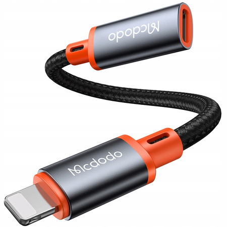 Mcdodo phone adapter, for iPhone, USB-C, silver