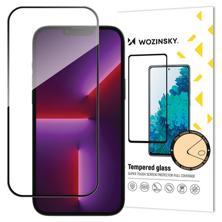 WOZINSKY SZKŁO HARTOWANE FULL GLUE DO IPHONE 16 PRO MAX WYSOKA PRZEJŻYSTOŚĆ