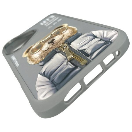 NIMMY ETUI CASE POKROWIEC DO IPHONE 16 6.1 SZARY OCHRONA PRZED ZDERZENIAMI