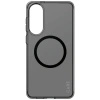 Etui CARE by PanzerGlass Flagship Urban Combat Black QI na Samsung Galaxy S25 Edge - półprzezroczyste