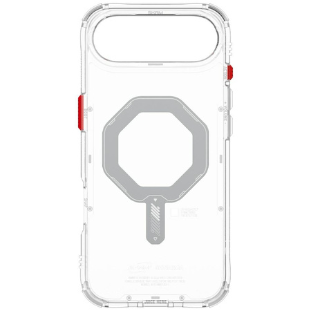 Etui Skinarma Saido do iPhone Air        Magnetic Charging przezroczysty