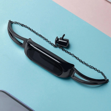 HURTEL PASEK METALOWA OPASKA DO XIAOMI MI BAND 6 5 4 3 ZAMIENNIK ŁAŃCUSZEK