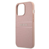 Etui Guess GUHCP13XPSASBPI na iPhone 13 Pro Max - różowe Saffiano Stripe