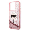 Karl Lagerfeld KLHCP14LLNKHCP iPhone 14 Pro 6,1" różowy/pink hardcase Glitter Karl Head