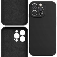 Silicone case etui iPhone 14 Plus silikonowy pokrowiec czarne