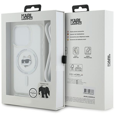 KARL LAGERFELD POKROWIEC DO IPHONE 13 PRO MAX 6.7 DO MAGSAFE CHOUPETTE HEAD