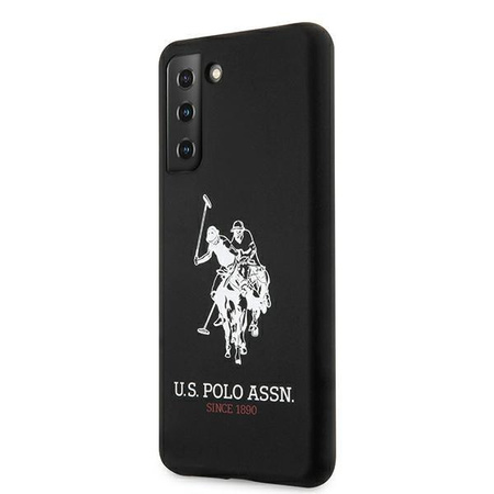 Etui U.S. Polo Assn. Silicone Logo na Samsung Galaxy S21+ - czarne