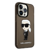 Karl Lagerfeld KLHCP14LHNIKTCK iPhone 14 Pro 6,1" czarny/black hardcase Ikonik Karl Lagerfeld