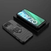 Ring Armor pancerne hybrydowe etui pokrowiec + magnetyczny uchwyt Realme Narzo 50A czarny