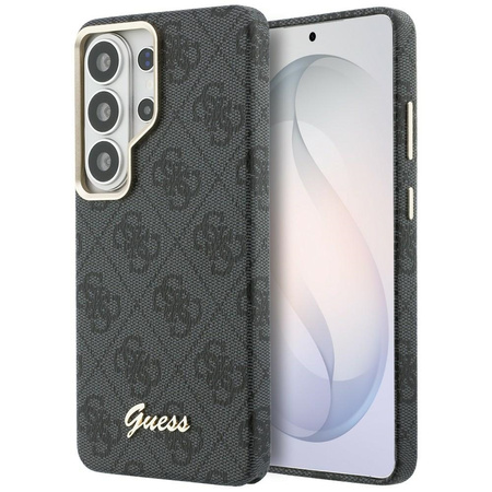 Etui Guess 4G Script MagSafe do Samsung  Galaxy S26 Ultra czarny