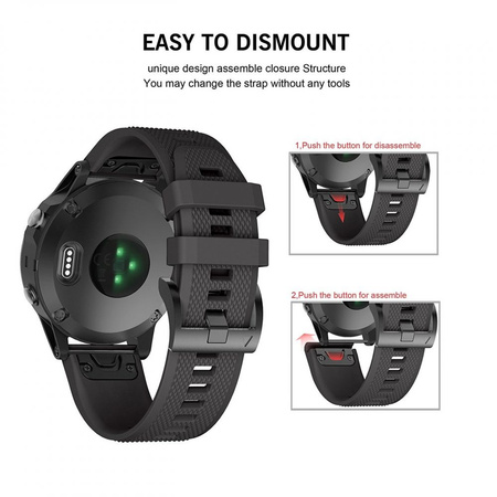 TECH-PROTECT PASEK DO ZEGARKA GARMIN FENIX 5 6 6 PRO 7 SMOOTH WYSOKA JAKOŚĆ