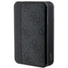 Guess Powerbank 18W GUPB10DP4GEGK 10000mAh czarny/black 4G Leather Metal Logo