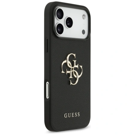 GUESS ETUI GRAINED BIG 4G CLASSIC LOGO DO IPHONE 17 PRO MAX LUKSUSOWA