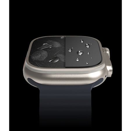 RINGKE SZKŁO HARTOWANE DO APPLE WATCH ULTRA 1 2 (49 MM) 4-PACK ANTYZARYSOWE