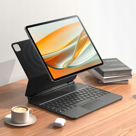 MCDODO ETUI KLAWIATURA PODŚWIETLANA APPLE IPAD PRO 12.9 IPAD AIR 13 CZARNY