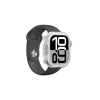 Etui metalowe AMAZINGTHING Titan Pro na Apple Watch 11 46mm aluminiowe - srebrne
