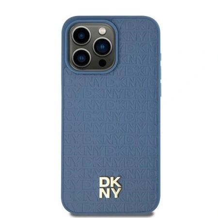 DKNY ETUI HARDCASE DO IPHONE 15 14 13 DO MAGSAFE Z LOGO METALOWYM WZÓR