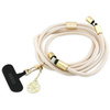 Kabel Guess CBDY 4G Charm USB-C/USB-C    150cm beżowy