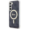 Etui Guess GUHMS23MH4STK S23+ S916 - czarne 4G MagSafe