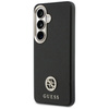 Etui Guess Rhinestone Round Logo MagSafe do Samsung Galaxy S26 czarny