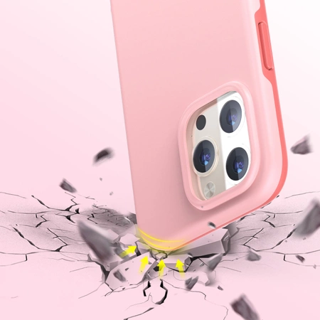Choetech MFM Anti-drop case etui Made For MagSafe do iPhone 13 Pro Max różowy (PC0114-MFM-PK)