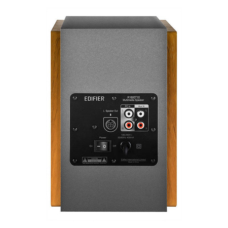 EDIFIER GŁOŚNIKI 2.0 R1600TIII DO KOMPUTERA AUDIO AUX USB BEZPRZEWODOWE