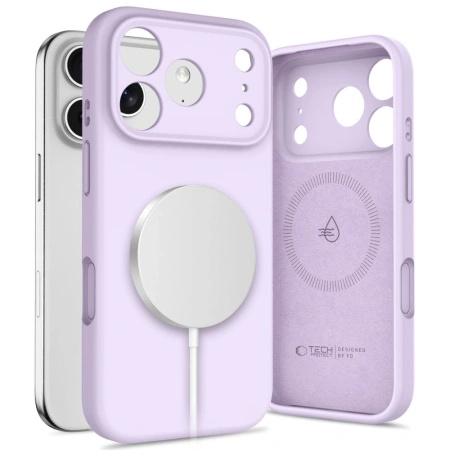 TECH-PROTECT ETUI MAGSAFE DO IPHONE 17 PRO SILIKONOWE OCHRONA