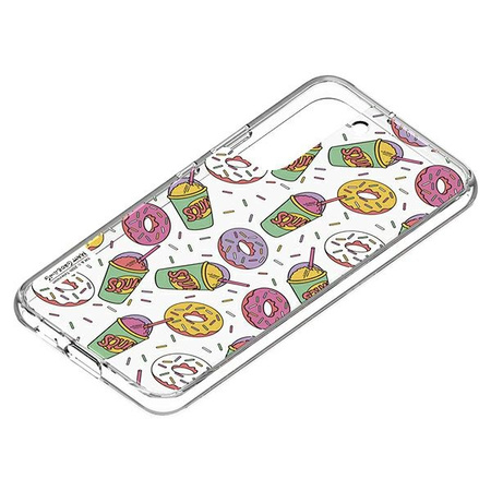 SAMSUNG PANEL DO ETUI FRAME COVER DO GALAXY S22+ SIMPSONS DONUT DO TELEFONU