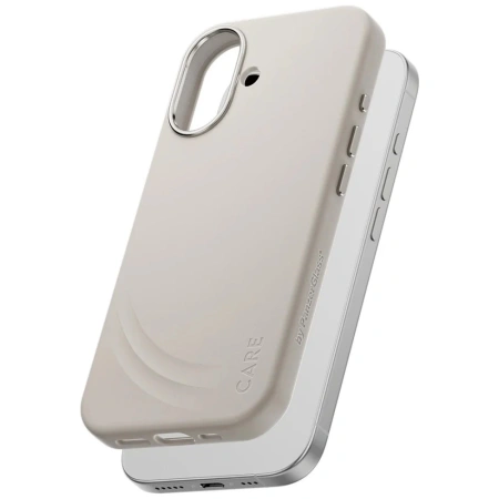 Etui CARE by PanzerGlass FLOW MagSafe na iPhone 17 - beżowy