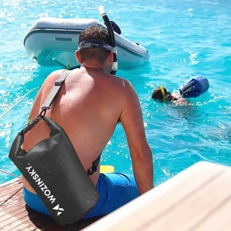 Worek Wozinsky WWK-10 woododporny na kajak sup 10l - czarny
