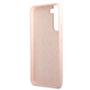 Guess GUHCS22MLSLMGPP S22+ S906 różowy/pink hardcase Silicone Script Metal Logo