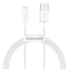 Baseus Superior kabel USB - Lightning 2,4A 1 m Biały (CALYS-A02)