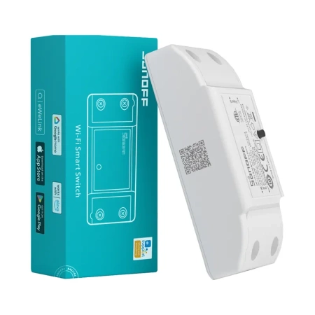 SONOFF PRZEŁĄCZNIK WIFI 10A DO SMART HOME ESP32 BEZPIECZNE ZDALNE WŁĄCZANIE
