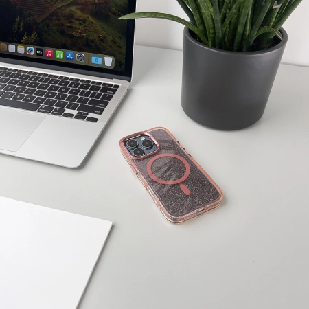 HURTEL ETUI GLITTER CASE DO IPHONE 16 PRO MAX DO MAGSAFE MAGNETYCZNY